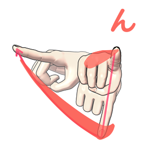 指文字「ん」の由来・覚え方